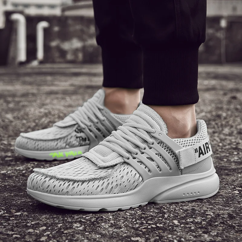 

2019 spring and summer new couple mesh running shoes lightweight casual men's shoes breathable wear-resistant shock sneakers