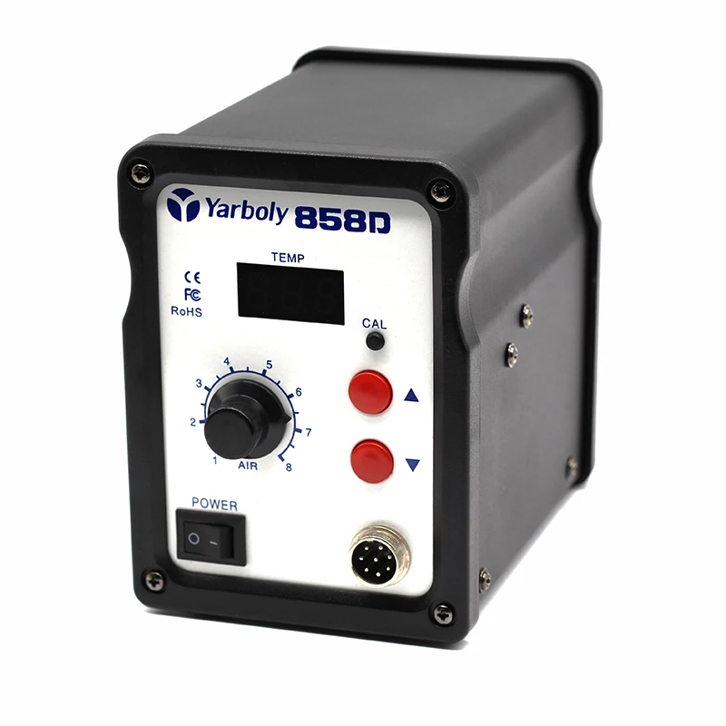 700 Вт 858D ESD паяльная станция светодиодный цифровой BGA горячего воздуха пистолет + 60