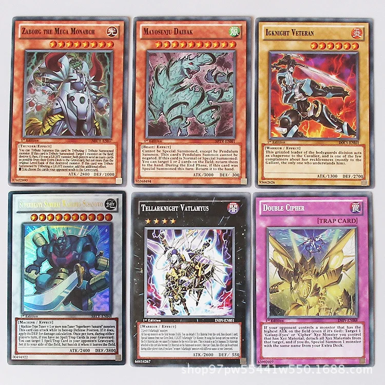 Yugioh 216 Pcs Set with Box Yu Gi Oh Anime Game Collection Cards Kids Boys Toys for Children Christmas Present