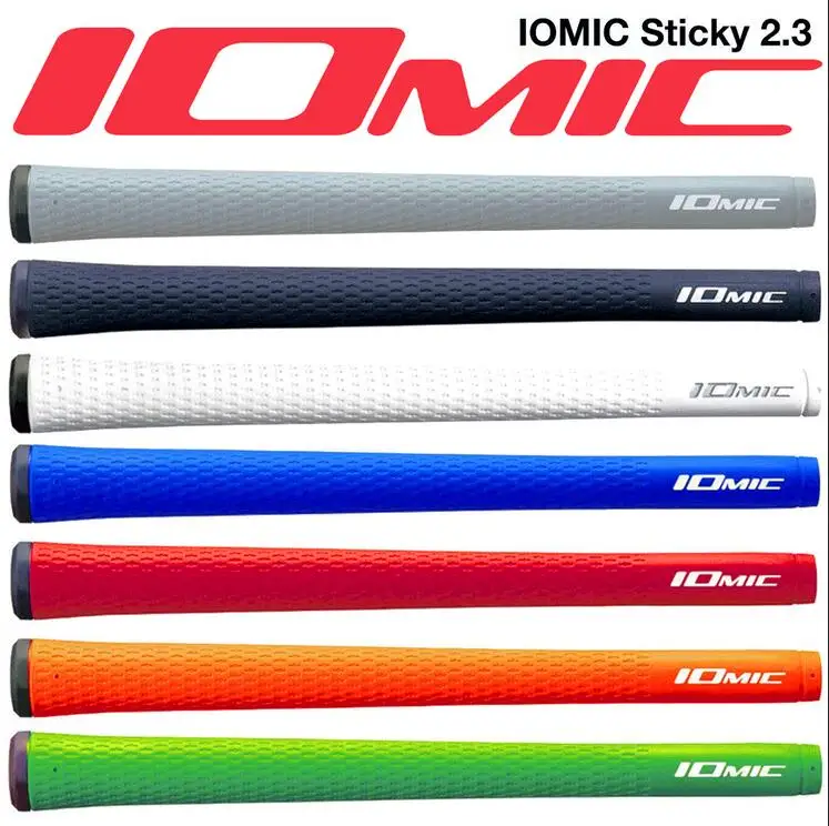 

2018 Brand New in Wrapper 9 x IOMIC Sticky 2.3 Golf Grips 7 colors for choice FREE SHIPPING