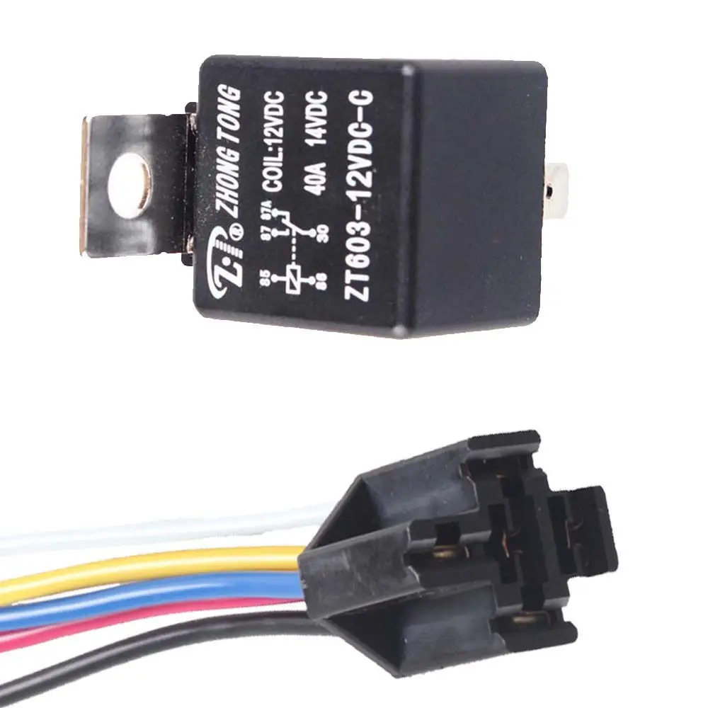 Ee Support Auto Truck Alarm 12v Volt Dc 40a Amp Relay