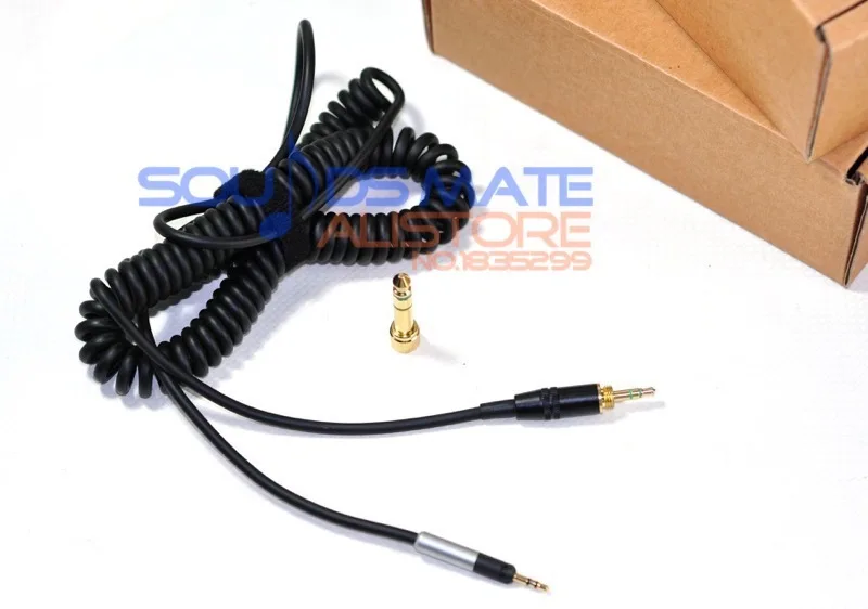 Generic Replacement Coiled Headphones DJ Extended Cable Wire For Sennheiser HD598 HD595 HD518 HD558 Headphones 1 3M