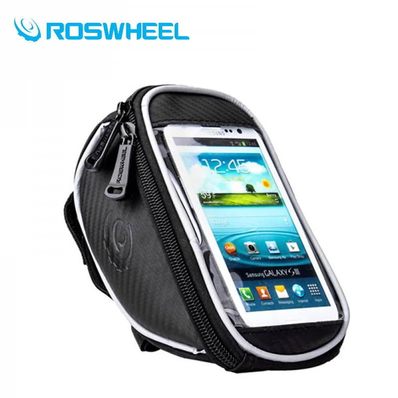 ROSWHEEL Bicycle Bag Touch Screen Phone Bags Rainproof Nylon Bike Bag