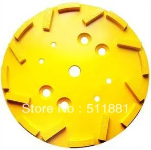 10 ''NCCTEC алмазный шлифовальный диск головка для EDCO Blastrac SPE точильно-шлифовальный станок для Бетонного Пола | 250 мм диск для SPE DFG-500 | 16 сегментов