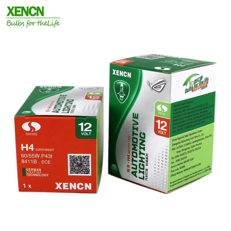 Оригинальная Автомобильная фара XENCN 12 В 3200K Clear Series автомобильные лампы H1 H3 H4 H7 OEM