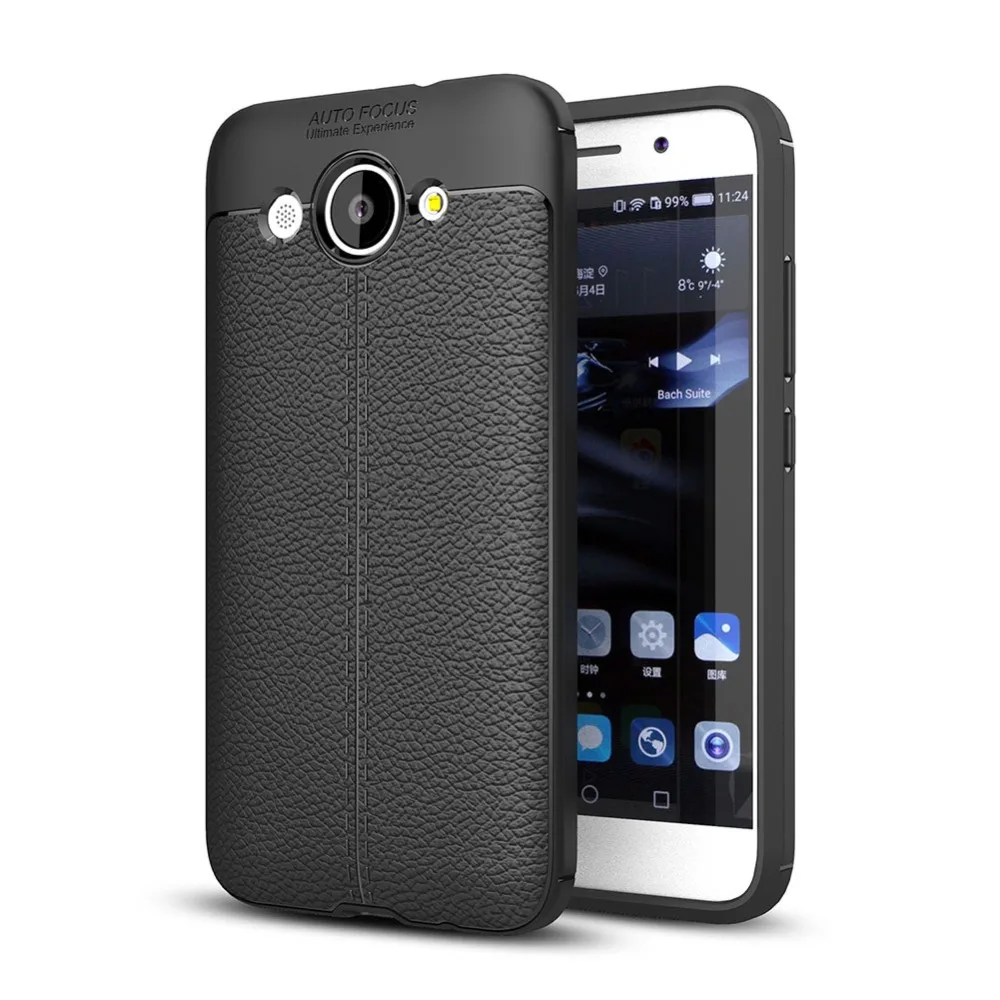 YeeSite для Huawei Y3 2017 Y5 Lite чехол тонкий мягкий ТПУ кожаный противоударный мобильного