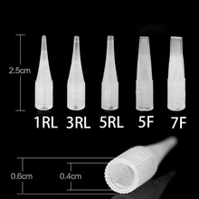 50 шт 1R/3R/5R/5F/7F татуаж Наконечник иглы игла для татуировки бровей шапки для солнце и огромное солнце G-8650 G-9740 TattooMachine