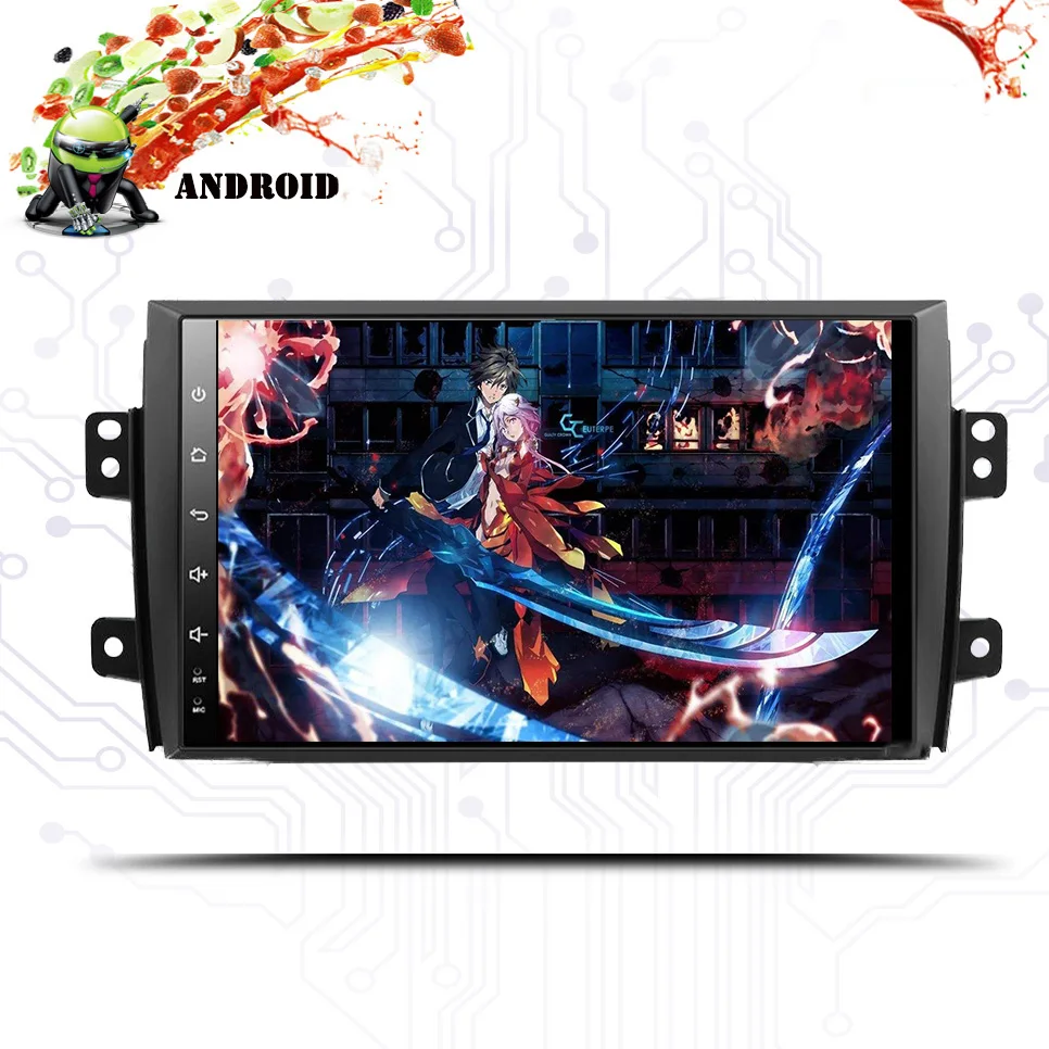 Clearance 2Din Android 9.1 Car DVD For SUZUKI SX4 Mp3 Audio DVD Navigation GPS SX4 for Suzuki 2006 - 2013Stereo DSP Option 9.1 4