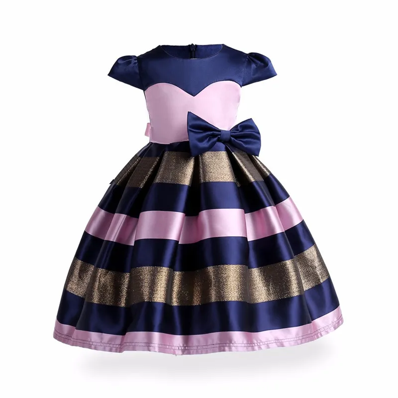 

MUQGEW Toddler Kid Clothes Bowknot Formal Party Wedding Bridesmaid Pageant Princess Girls Dress Children Clothing Vestido Infan
