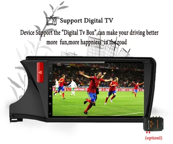 

10.1 inch Android 9.0 Car DVD Player 2 Din radio GPS Navi for Honda City 2014-2018 Auto Audio Stereo Head Unit