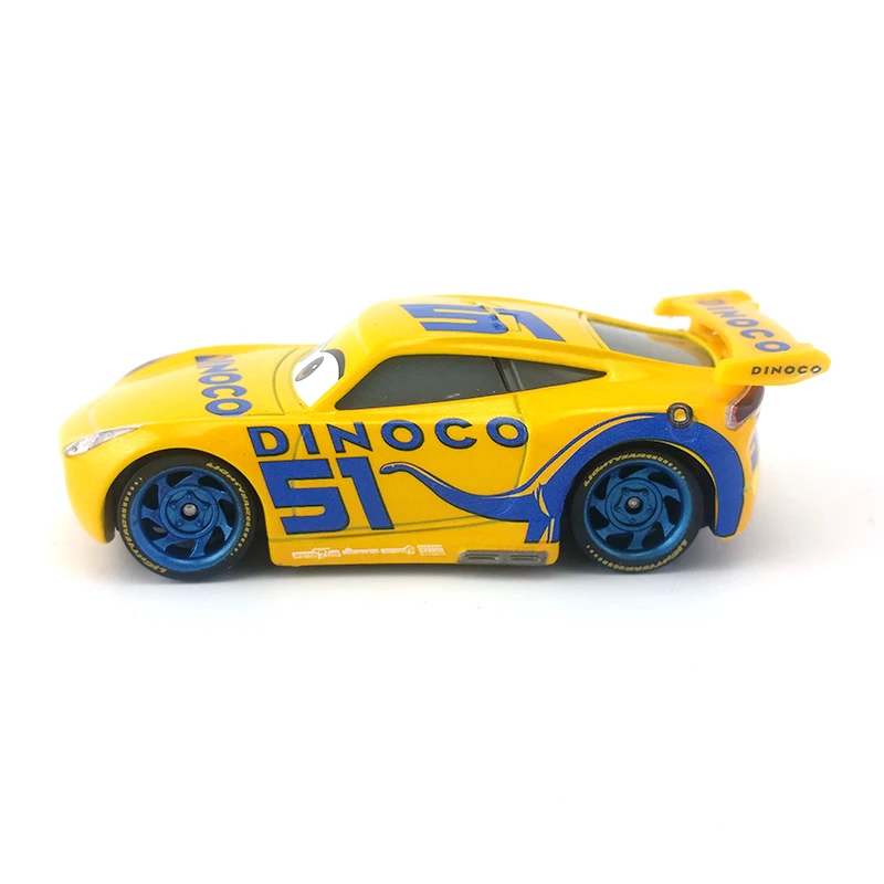Дисней Pixar тачки 3 Dinoco Cruz Ramirez 1:55 литье под давлением металлический сплав
