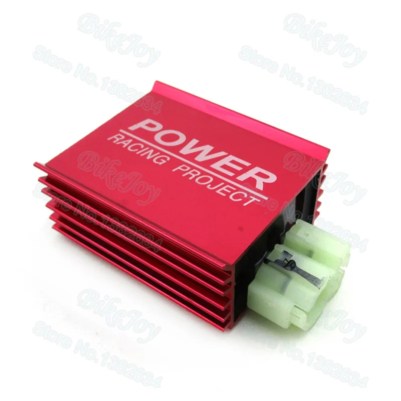 

6 Pins Racing AC CDI Ignition Box Red For GY6 50cc 150cc Moped Scooter ATV Quad Go kart Buggy Motorcycle Motocross