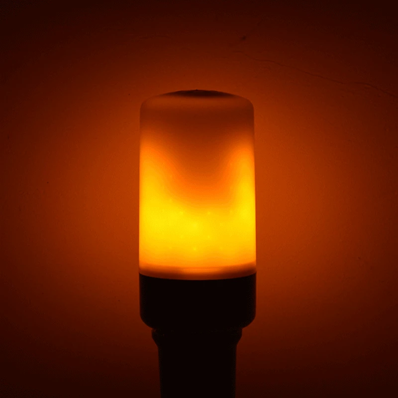 Dynamic Flame Flickering LED Night light Fire Burning Flame lamp Fire