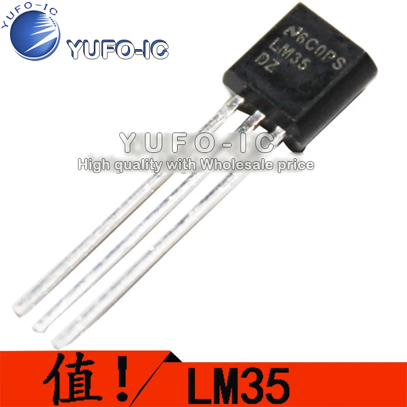 Датчик температуры LM35D LM35DZ прецизионный датчик TO 92 LM35|Интегральные схемы| |