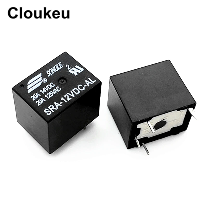 2 шт реле DIP4 SRA-05VDC 12VDC 24VDC-AL 5 V 12 V 24 V 20A T74