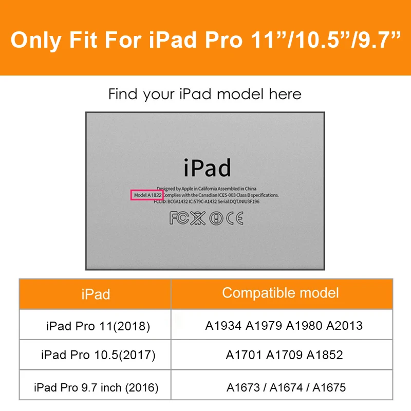  Case For Apple iPad Pro 11 2018 Funda Smart Leather Magnetic Stand TPU Soft Silicone Cover For iPad - 33005246502