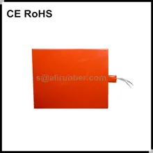 Электрический 120x120 мм силиконовая резина Отопление кровать для 3D принтер(с 3 м клей и ntc термистор