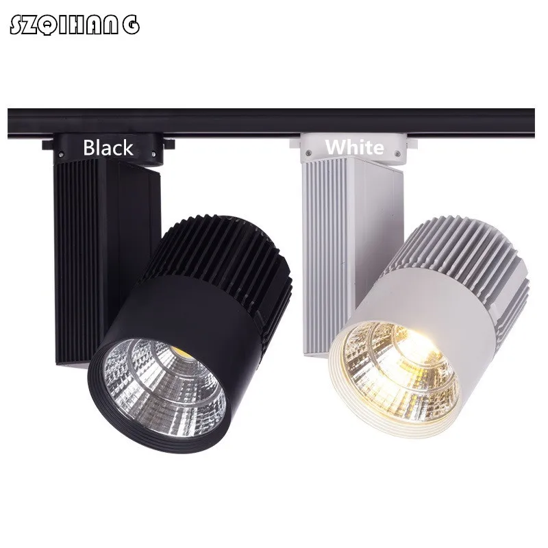 Высококачественный 30 Вт Светодиодный Трековый светильник COB Rail Spot Lamp