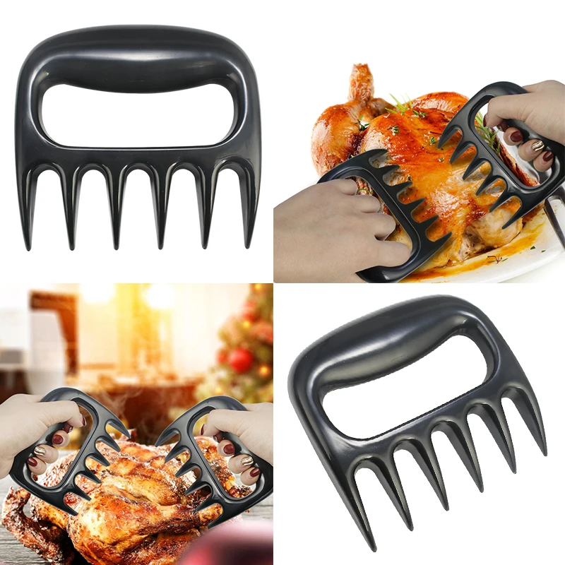 

1 Piece New Hot Cooking Tool BBQ Tool Bear Meat Claw Shredding Lift Tongs Pull Handler Handling