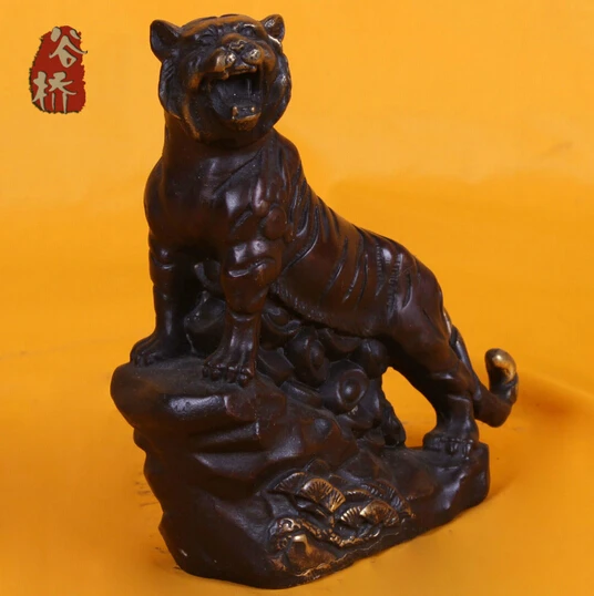 

B0602 418Bronze sculpture, copper tiger crafts bronze tiger decoration bronze sculpture, decoration statue