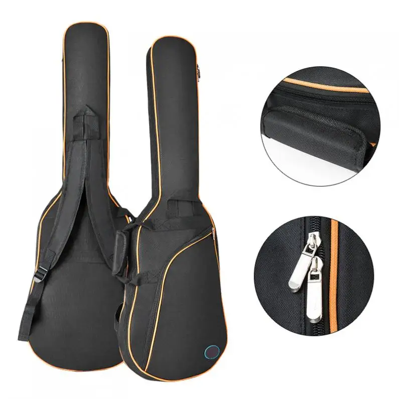 101x34x5 см Оксфорд ткань чехол для электрогитары Красочные края Gig Bag двойные ремни Pad 8 мм хлопок утолщение мягкий чехол рюкзак