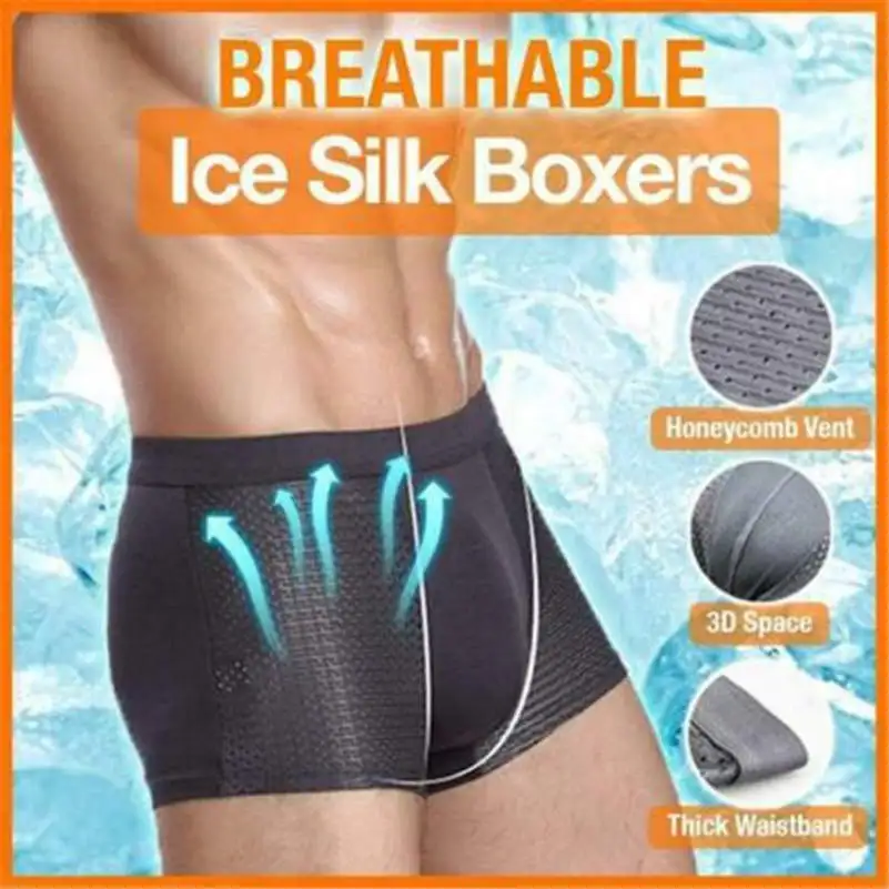 

Men's Ice Silk Boxers