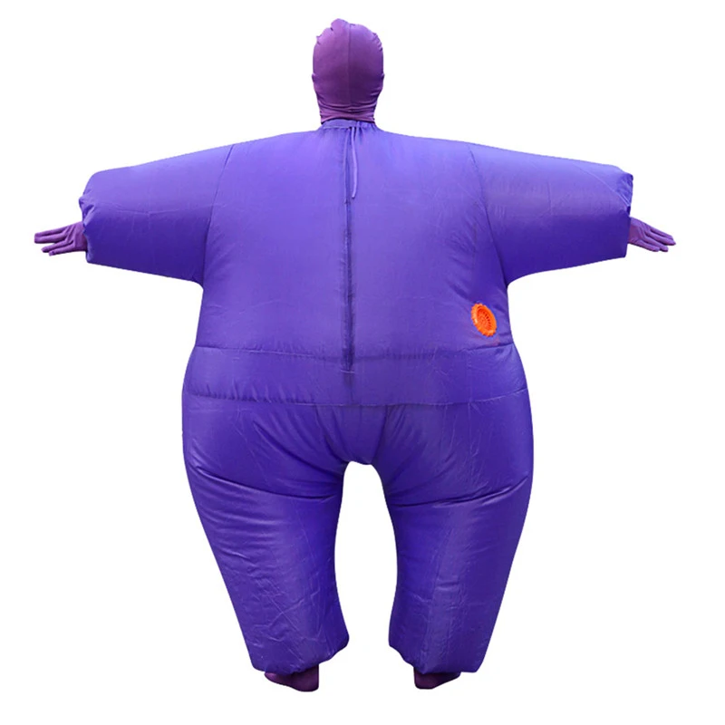 Sumo Inflatable Wrestling Suit Cosplay Costumes Inflated Garment Halloween Christmas Party Clothes Full Body Suits Toy - Цвет: Purple