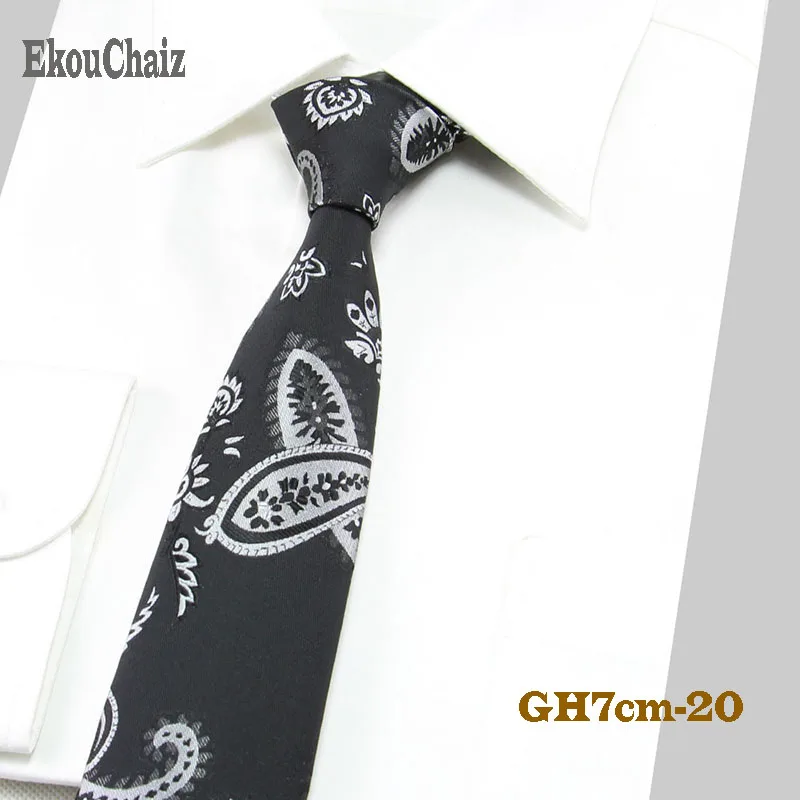 Новая мода цветочный Для мужчин s Галстуки Дизайнеры Роскошные подарки для Для мужчин аксессуары Свадебная вечеринка Cravate Gravata Masculina Corbatas галстук - Цвет: 20