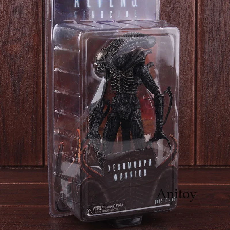 Инопланетянин NECA genodude серии Xenomorph Warrior черный желтый ПВХ Alien NECA Xenomorph фигурка Коллекционная модель игрушки