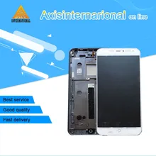 Продажа Оригинальный 5,36 »Meizu MX4 Axisinternational ЖК-дисплей экран + Сенсорная панель планшета с рамкой черный/белый Бесплатная доставка