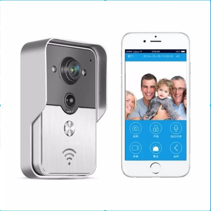 

wifi intercom system IP video door phone wireless wifi door bell with HD camera call to android/ios phone/tablet