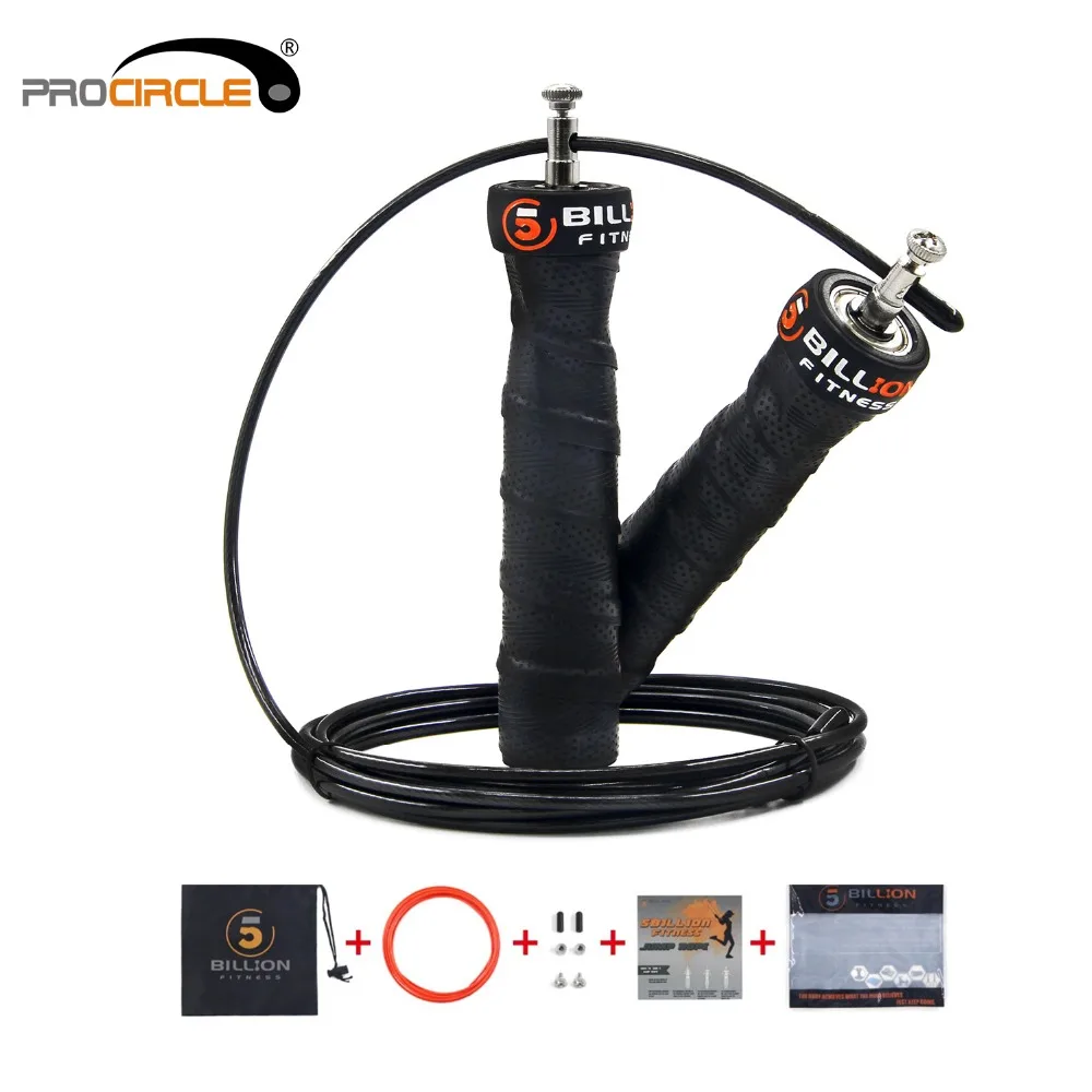 

Procircle Fitness Jump Rope Skipping Speed Weighted Jump Ropes for HIIT/Crossfit Workout Training