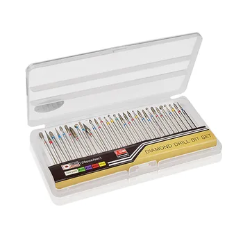 

30pcs Tungsten Steel Nail Drill Bits Nail High Speed Grinding Heads for Electric Nail Machine Nail Polishing & Smoothing Tool