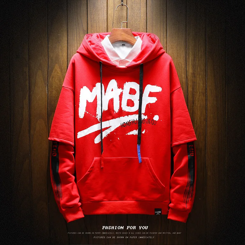2018 Trendy Faces Stranger Things Hooded Mens Hoodies and Sweatshirts Oversized for Autumn with Hip Hop Winter Hoodies Men Brand