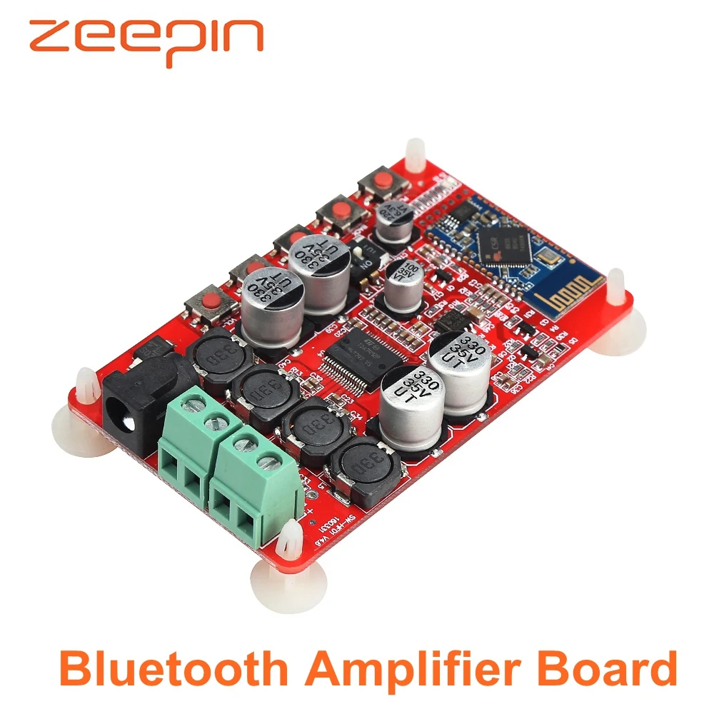 

TDA7492P Bluetooth 4.0 Power Car Amplifier Board Stereo Audio Receiver DIY Wireless Digital Speakers Music Playing