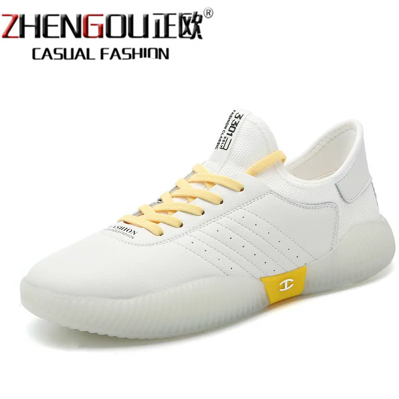 

2019 network trend Male Shoe Season Shoe Leisure Time Motion Small White Shoes Ephebe All-match Jelly Bottom