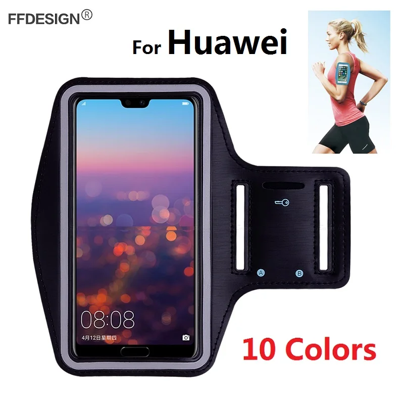 الذراع الفرقة تشغيل سوار رياضي الهاتف حافظة لهاتف huawei P30 برو P20 لايت زميله 30 20 10 برو الشرف 10 9 لايت الهاتف حقيبة حالة على اليد
