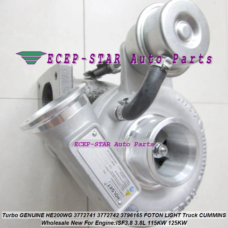 Turbo GENUINE HE200WG 3772741 3772742 3796165 Turbocharger Original For FOTON LIGHT Truck For CUMMIN ISF3.8 3.8L 115KW 125KW (3)