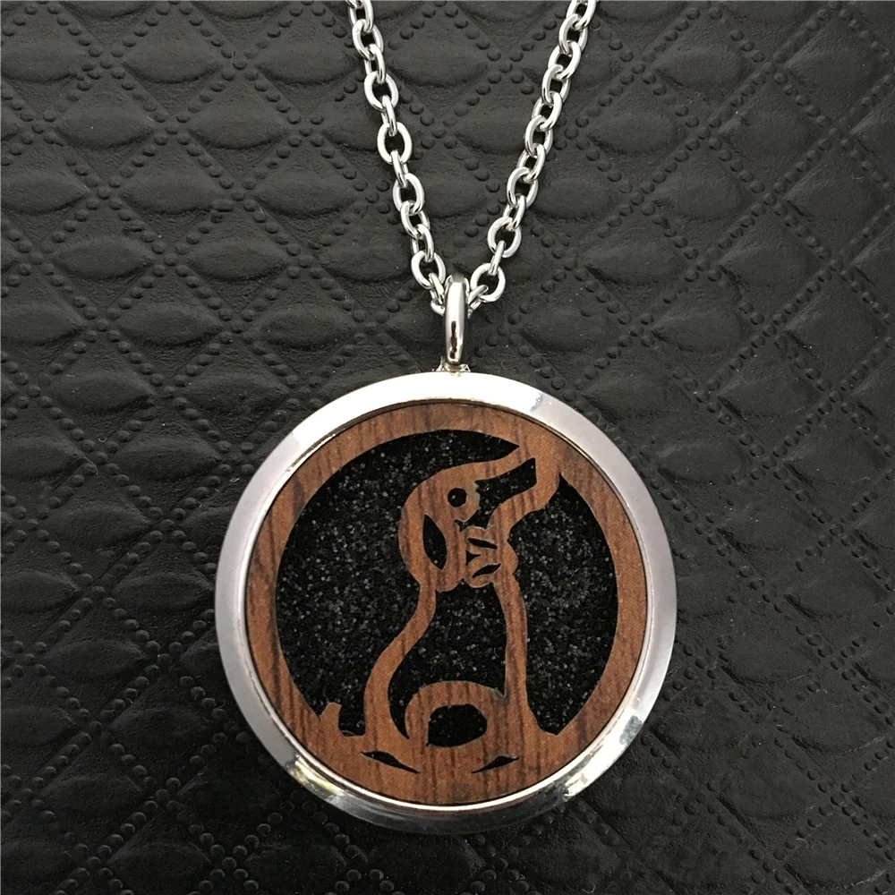 2019 New Wooden Locket Pendant Magnetic Closure Charms Aroma Essential Oil Diffuser DIY Necklace Supplies | Украшения и
