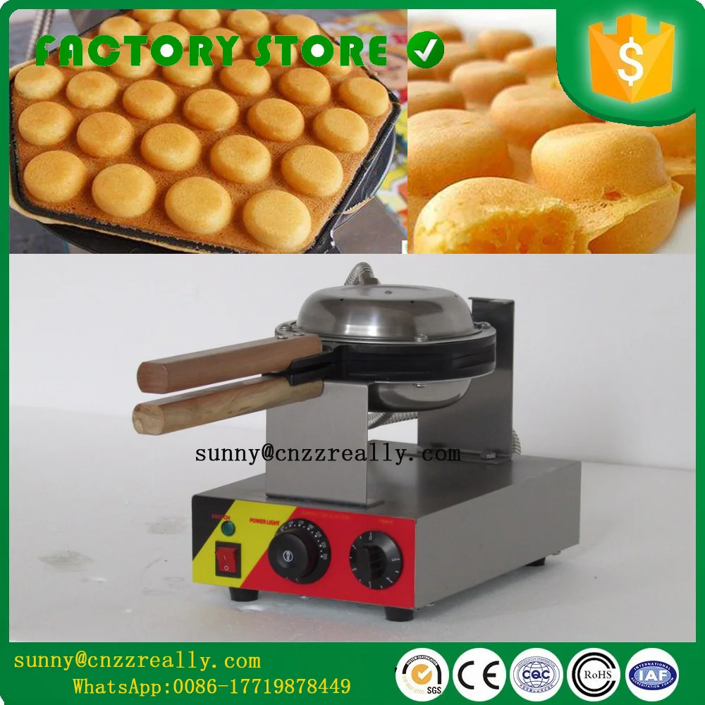 

220V/110V commercial electric Chinese Hong Kong eggettes puff cake waffle iron maker machine bubble egg cake oven