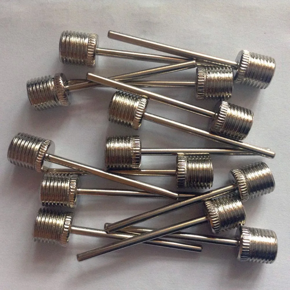 10 Pcs/Set Sports Inflating Needle Pin Ball Air Pump Nozzle for