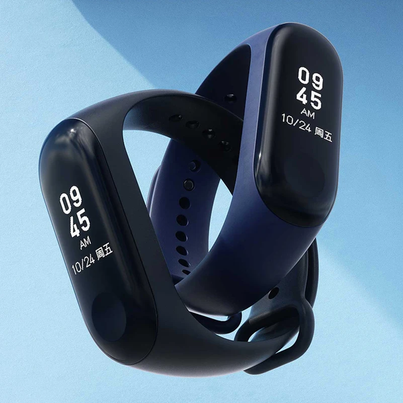 Смарт браслет Xiaomi Mi band 3 оригинальный с пульсометром Bluetooth 4 2 OLED 3|Смарт-браслеты| |