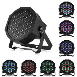 Высокое качество мощный 36 Вт RGB 36leds плоский Par свет этап лампы для вечерние КТВ партии диско DJ Бар эффект вверх декоративное освещение