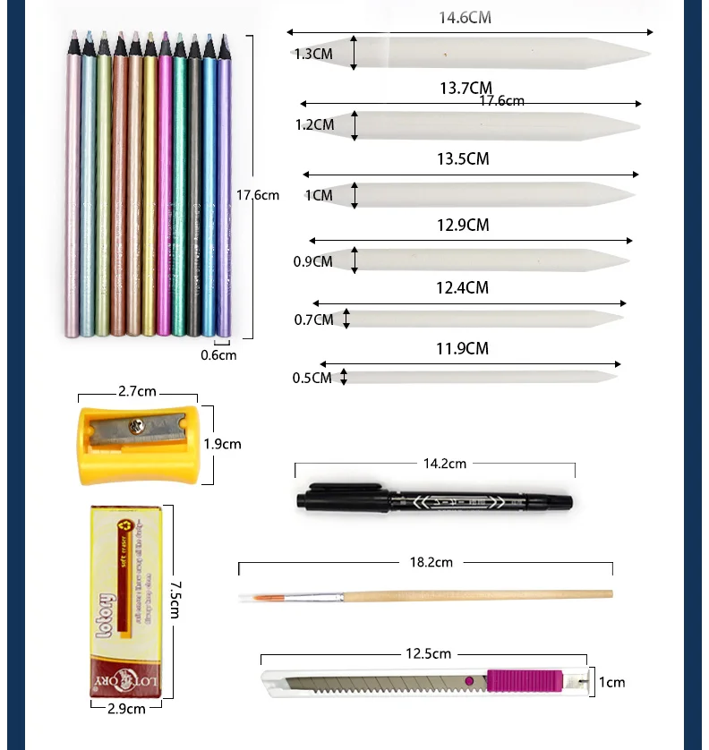 Профессиональный эскизный чертёж набор с ручка карандаши сумка с ручной запуск двигателя и электрическая точилка для карандашей канцелярские творческие принадлежности