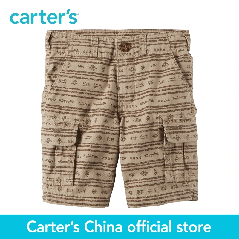 Carter's 1pcs baby children kids Printed Cargo Shorts 224G443,sold by Carter's China official