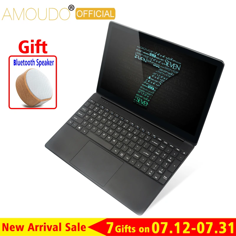 

AMOUDO 15.6inch 8GB RAM Up to 1TB SSD Intel Quad Core CPU 1920X1080P FHD 5GB Wifi Office Home School Laptop Notebook Computer
