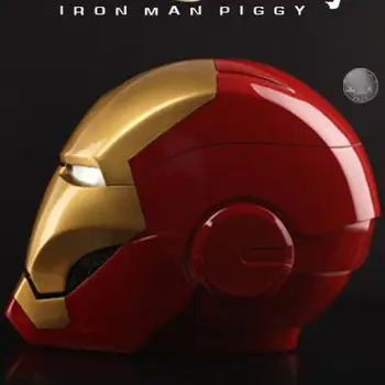 

MK7 Iron Man Piggy Bank Money Box for Kids child money box counter Coin Banks Gift for boys