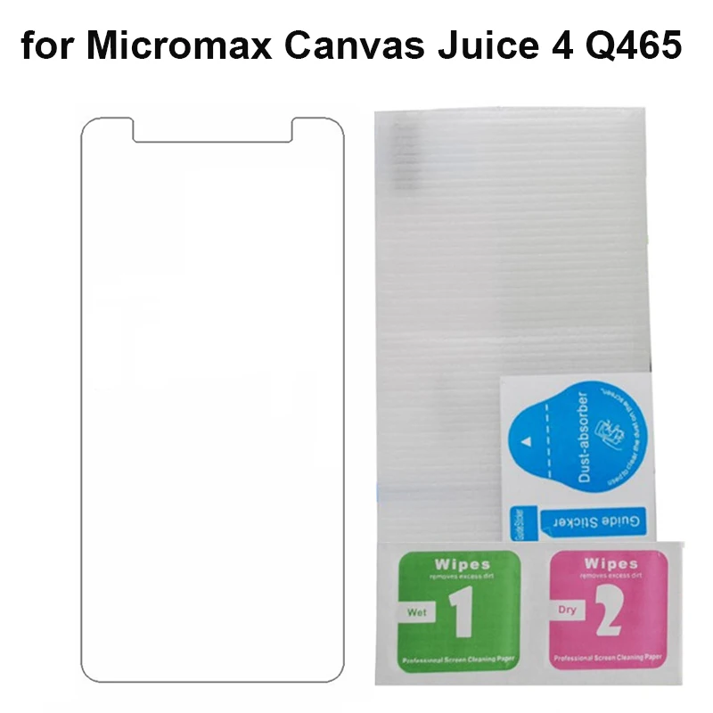 Для Q465 закаленное стекло для Micromax Canvas Juice 4 Защитная пленка экрана мобильного