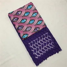 2,5+ лет швейцарская вуаль кружевная ткань последняя Тяжелая вышивка африканская java воск хлопок популярный Дубай Стиль XM071702