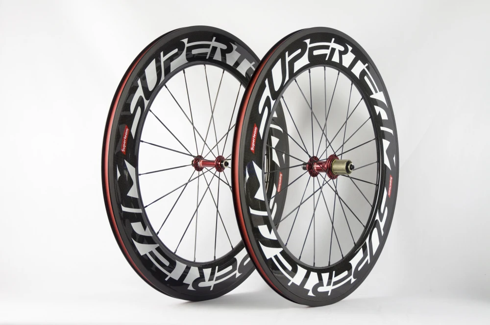 

Superteam 88mm carbon clincher wheelset 700C Road bike wheels